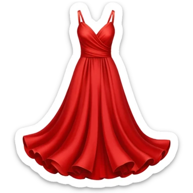 dress red  sticker