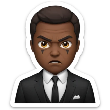 mafia boss angry sticker