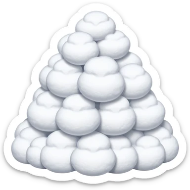  snow accumulate sticker