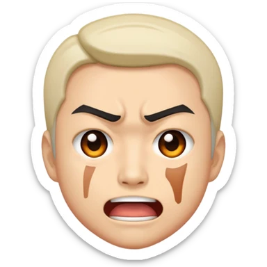 Yuji itadori (rage) sticker