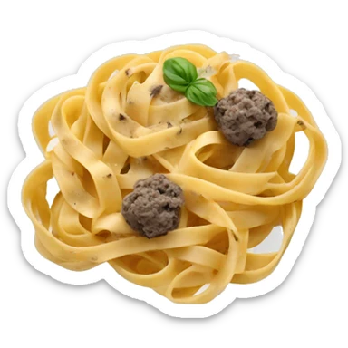 tagliatelle with truffle  sticker
