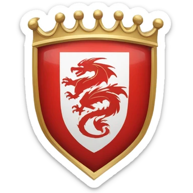 Blason d’une équipe de foot de dragon  sticker