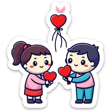 Valentine’s Day sticker