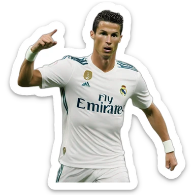 Cristiano ua Real Madrid siuuuuu sticker