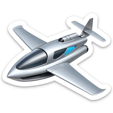 Propeller Craft – Small flying craft with spinning blades sticker
