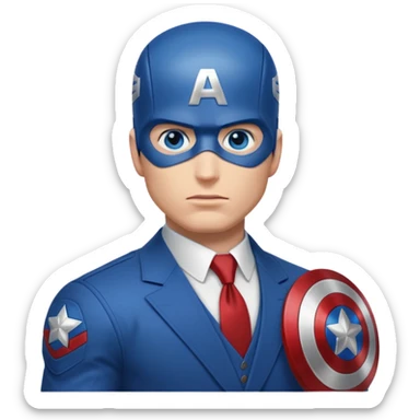 Captain america sticker