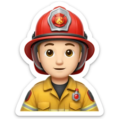 Firefighter sticker