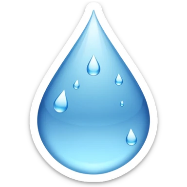 shower, simple, clear subject sticker