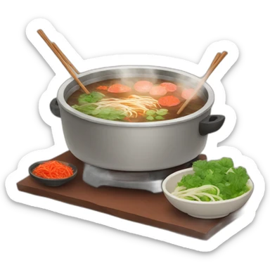 Chinese hot pot sticker