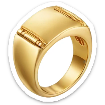 cartier gold ring sticker