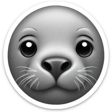 Seal with elephant nose sticker