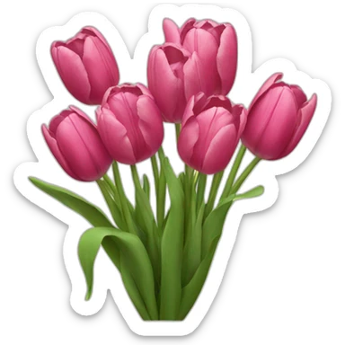 tulips sticker