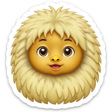 Un poussin noir sticker