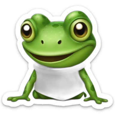 Shredd frog sticker