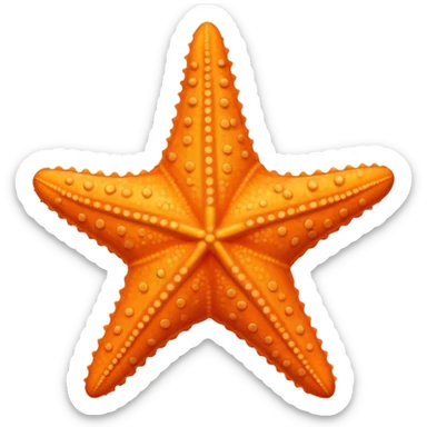 A starfish without too many details sticker