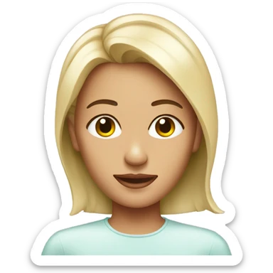 Before plastic surgery sticker