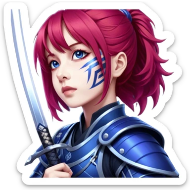 Mystic Samurai sticker