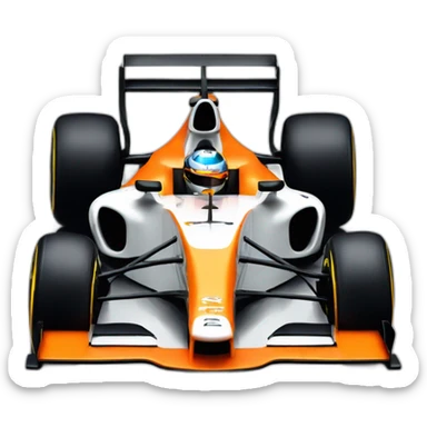 A McLaren formula 1 car sticker