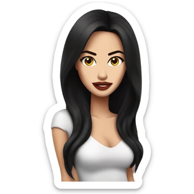 Megan fox inspired emoji.  sticker