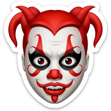 NOOO ACTUALLY JUGGALO MAKEUP  sticker