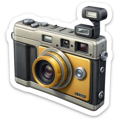 Old digital camera with $200 price ticket sticker