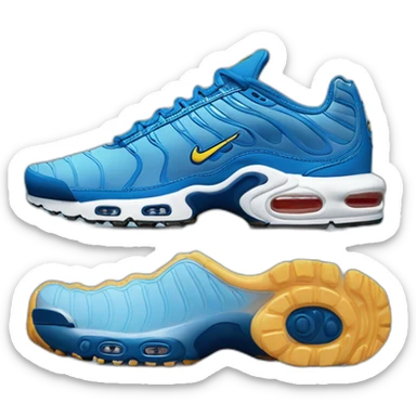 Air-max-plus-tn-bleu sticker