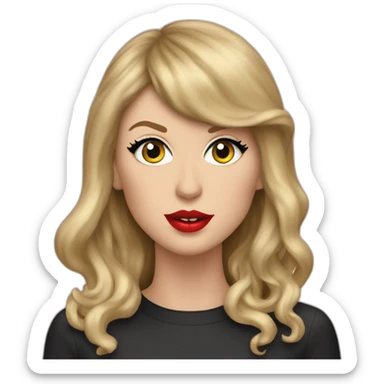 Taylor swift eat lady gaga sticker