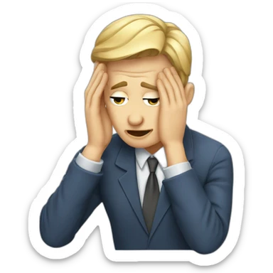 facepalm teacher sticker