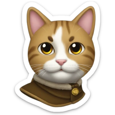 Gato; bota;  chapel sticker