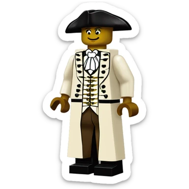 GEORGE WASHINGTON lego full body sticker