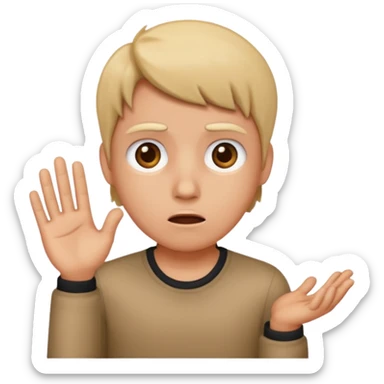 can’t hear you  sticker