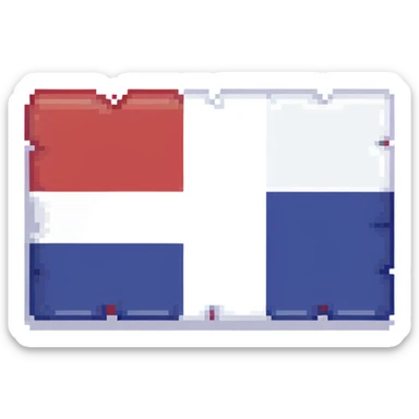 French flag crossed out sticker