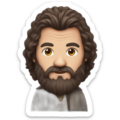 Hagrid from the Harry Potter movies sticker