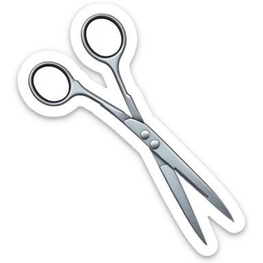  hairdressing scissors sticker