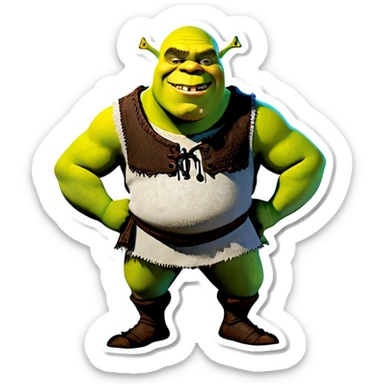 shrek sticker