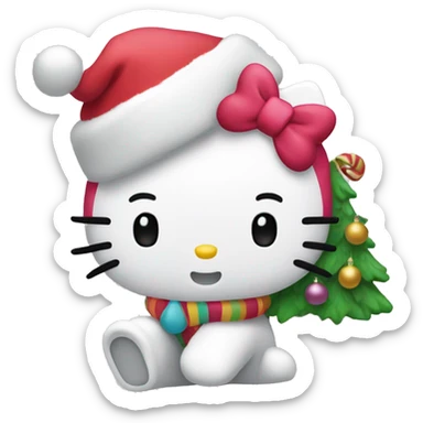 Hello kitty Christmas’s  sticker
