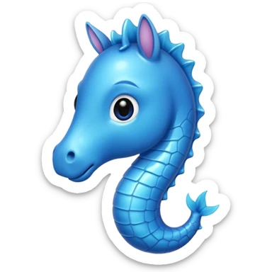 Peut tu me faire un emoji hippocampe sticker