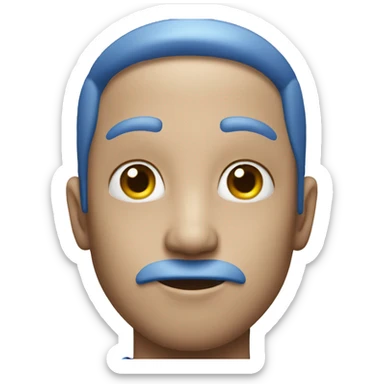 blue numbers in whatsapp sticker