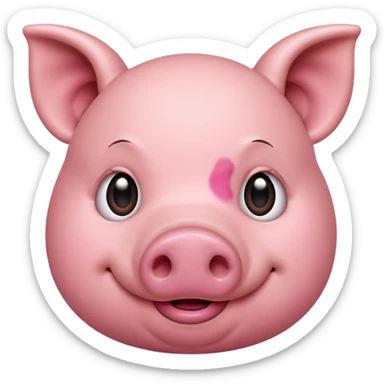 pig that says i see you sticker