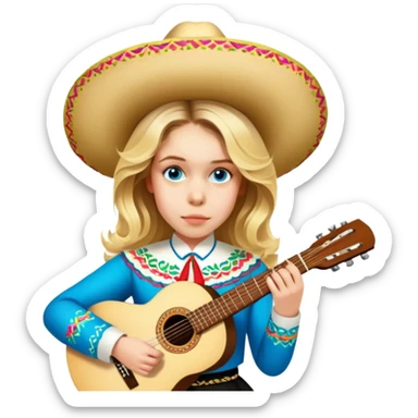 Mariachi Musician sticker