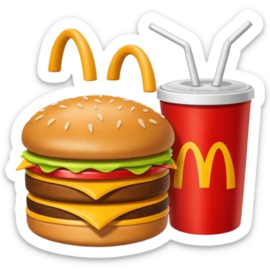 mcdonalds sticker