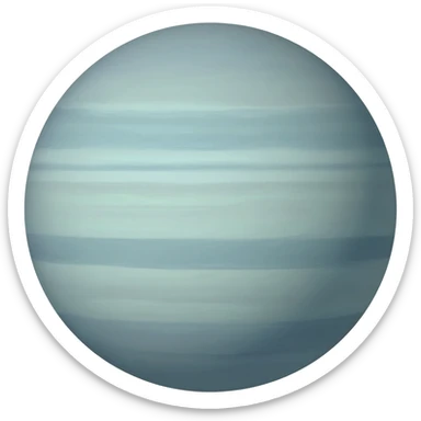 Uranus (the planet, not the surface, without the space)) sticker