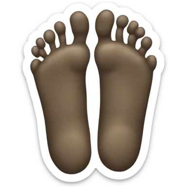 sasquatch foot sticker