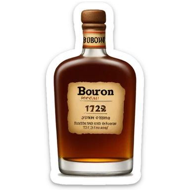 Bourbon sticker