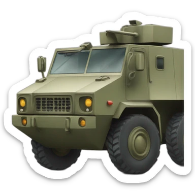 military car sticker