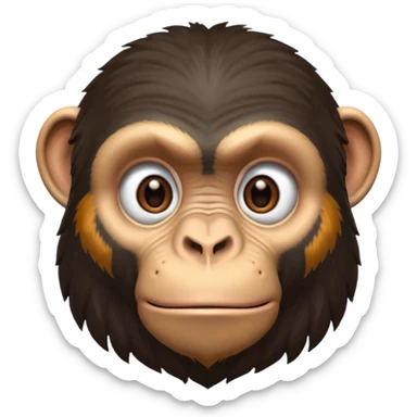 Chimpanzee sticker