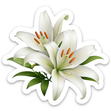lilies sticker
