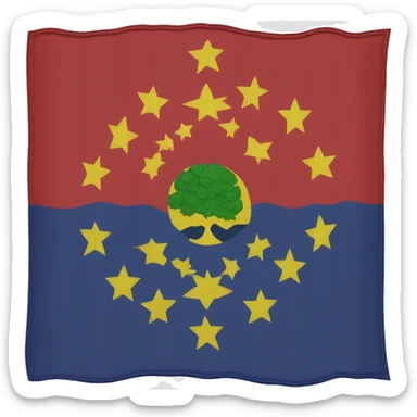 Circacian flag sticker