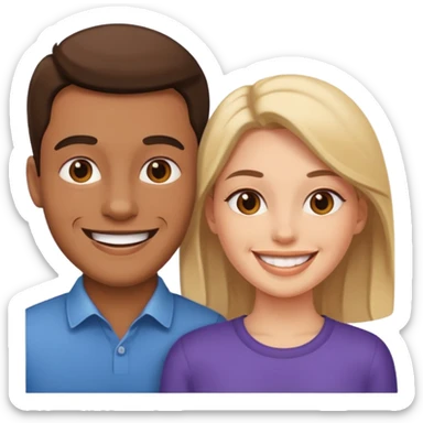 Man getting woman pregnant  sticker