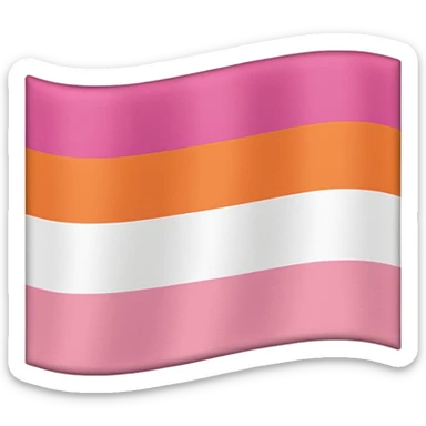Could you please make the lesbian pride flag sticker